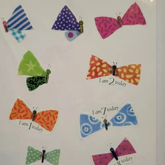 eeBoo Keepsake Floral Growth Chart with Milestone Stickers New Open Box - Picture 12 of 13